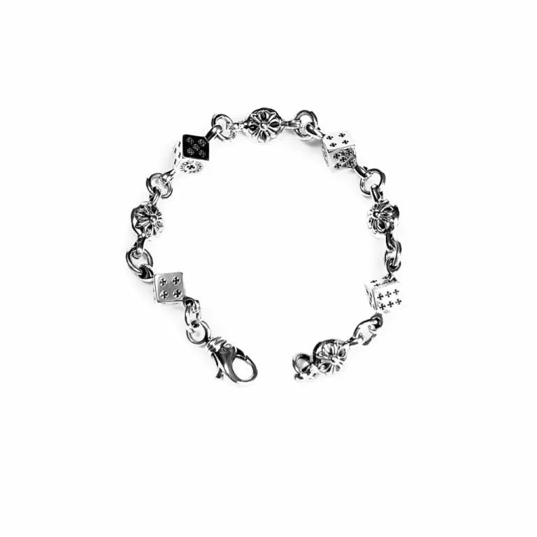 Chrome Hearts DICE AND CROSSBALL BRACELET 4