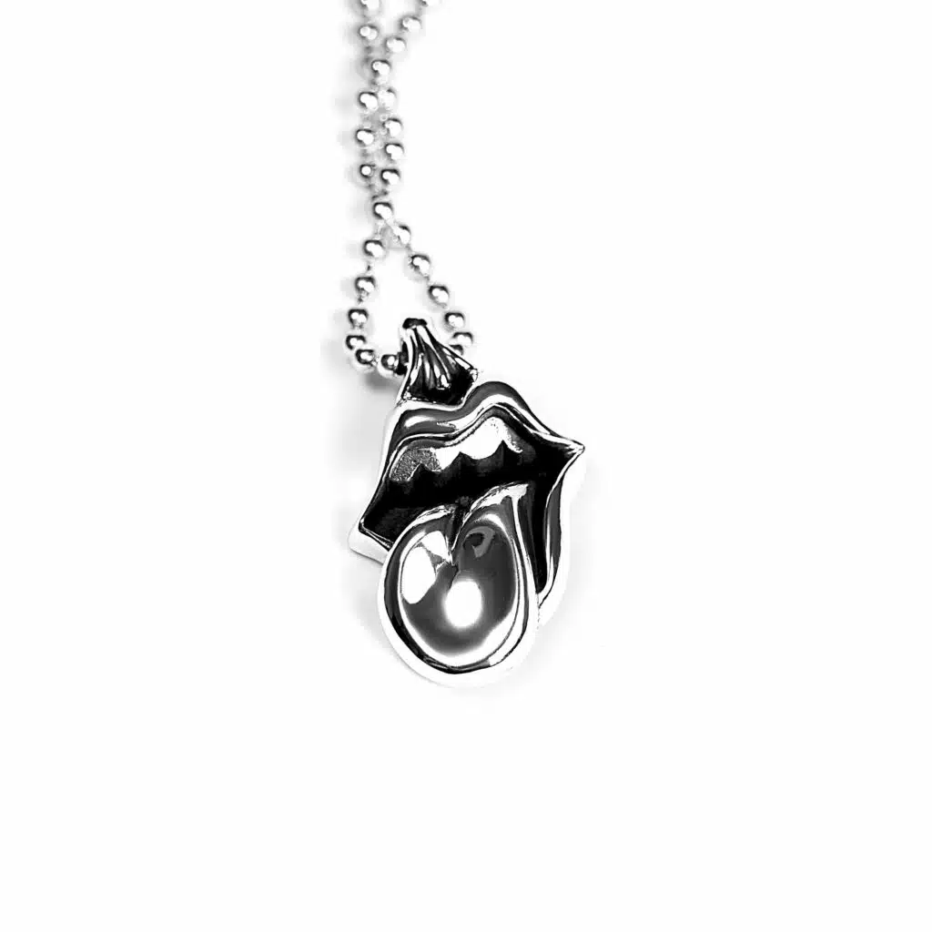 Chrome Hearts ROLLING STONES LIP & TONGUE PENDANT