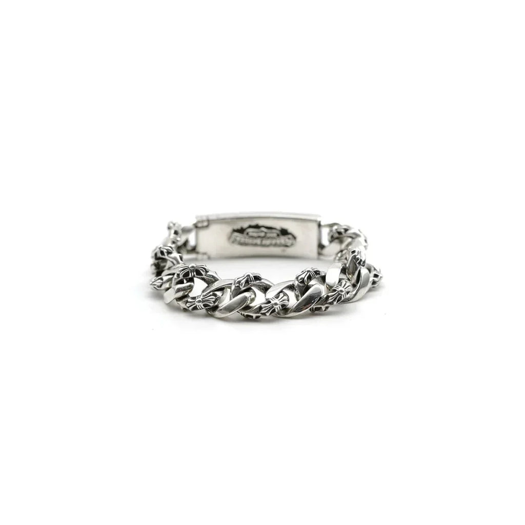 Chrome Hearts DAGGER ID FANCY LINK CLIP BRACELET 9